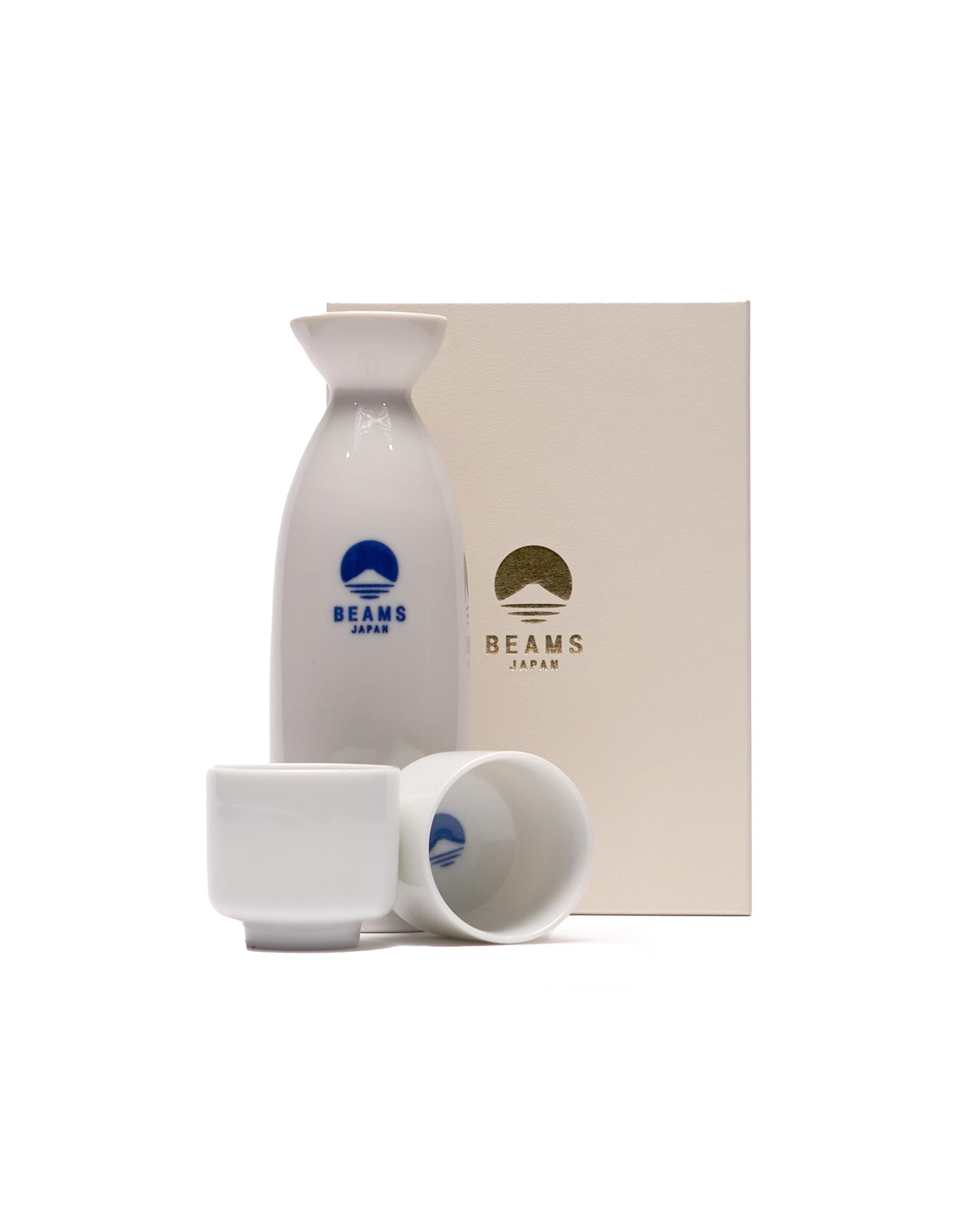 Beams Japan SAKE BOTTLE & CUP SET (1 BOTTLE & 2 CUPS)