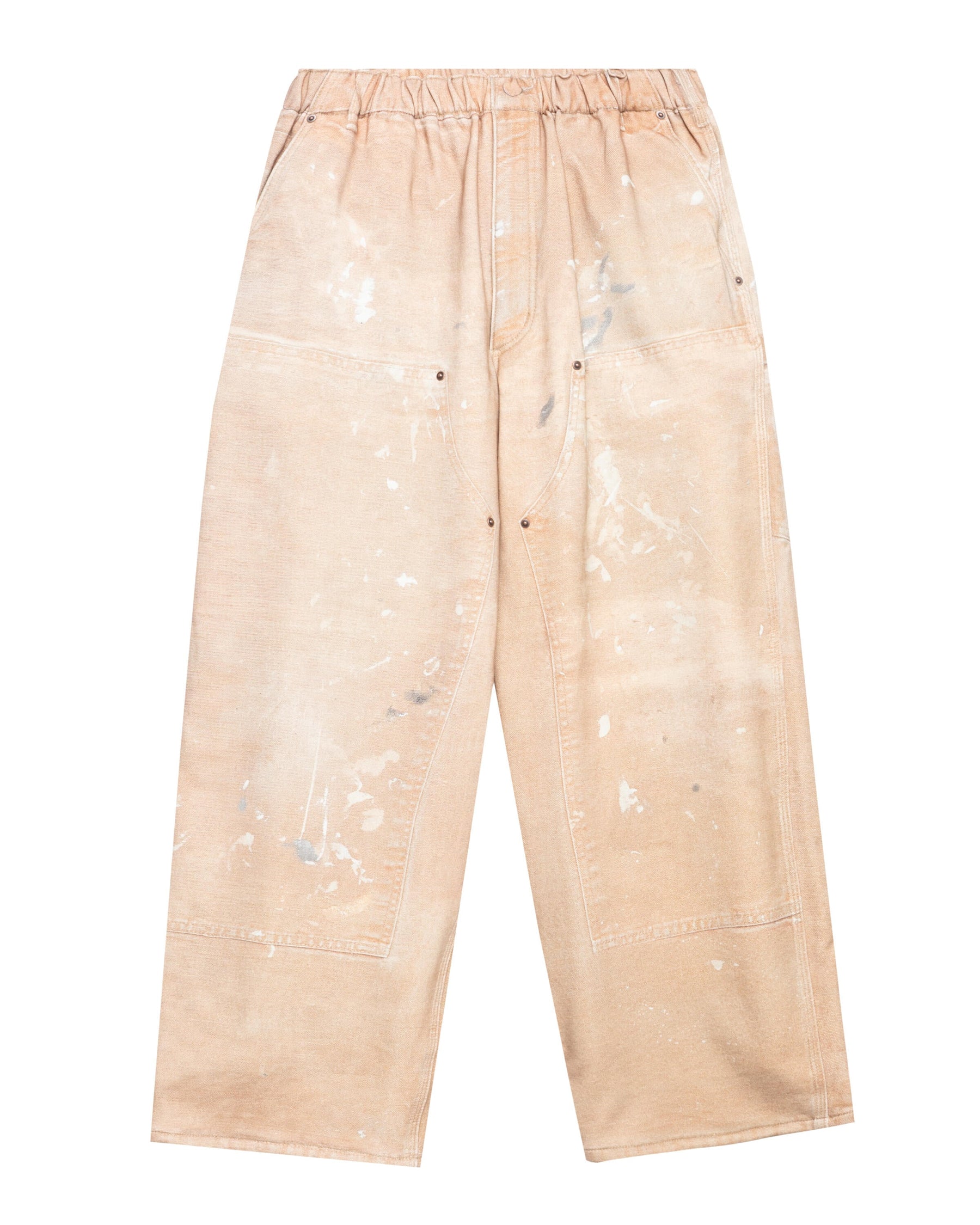 Beams Mock Print Double Knee Pants