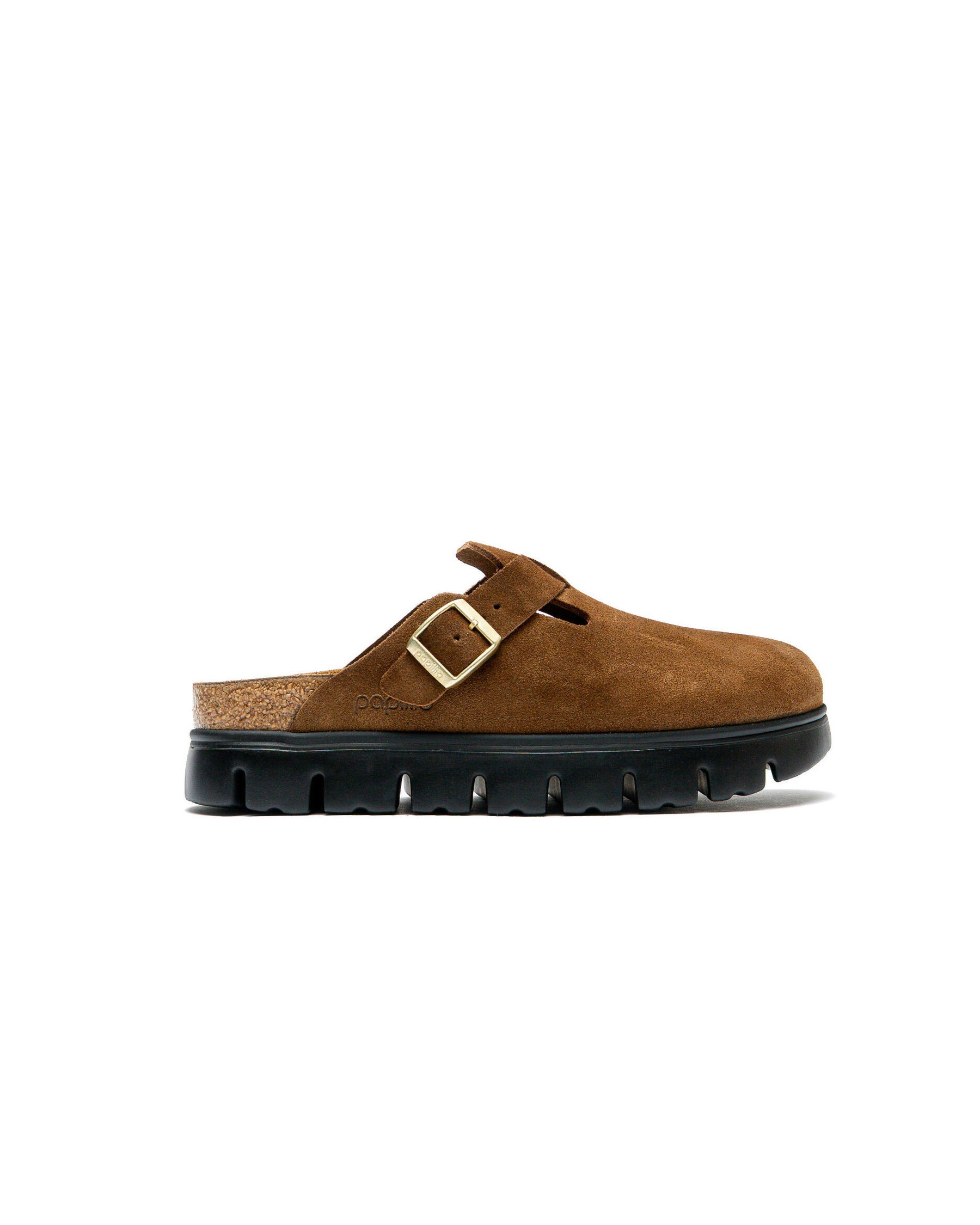 Birkenstock WMNS Boston Chunky Suede Leather (Narrow Fit)