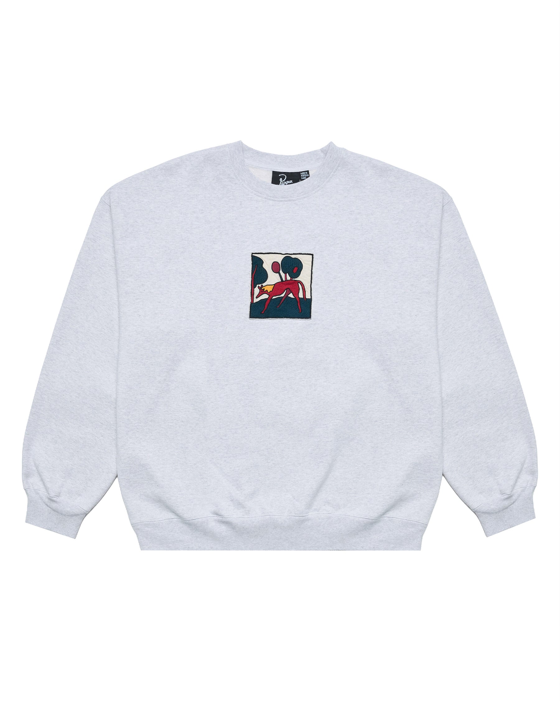 by Parra Long lost leg crew neck sweatshirt