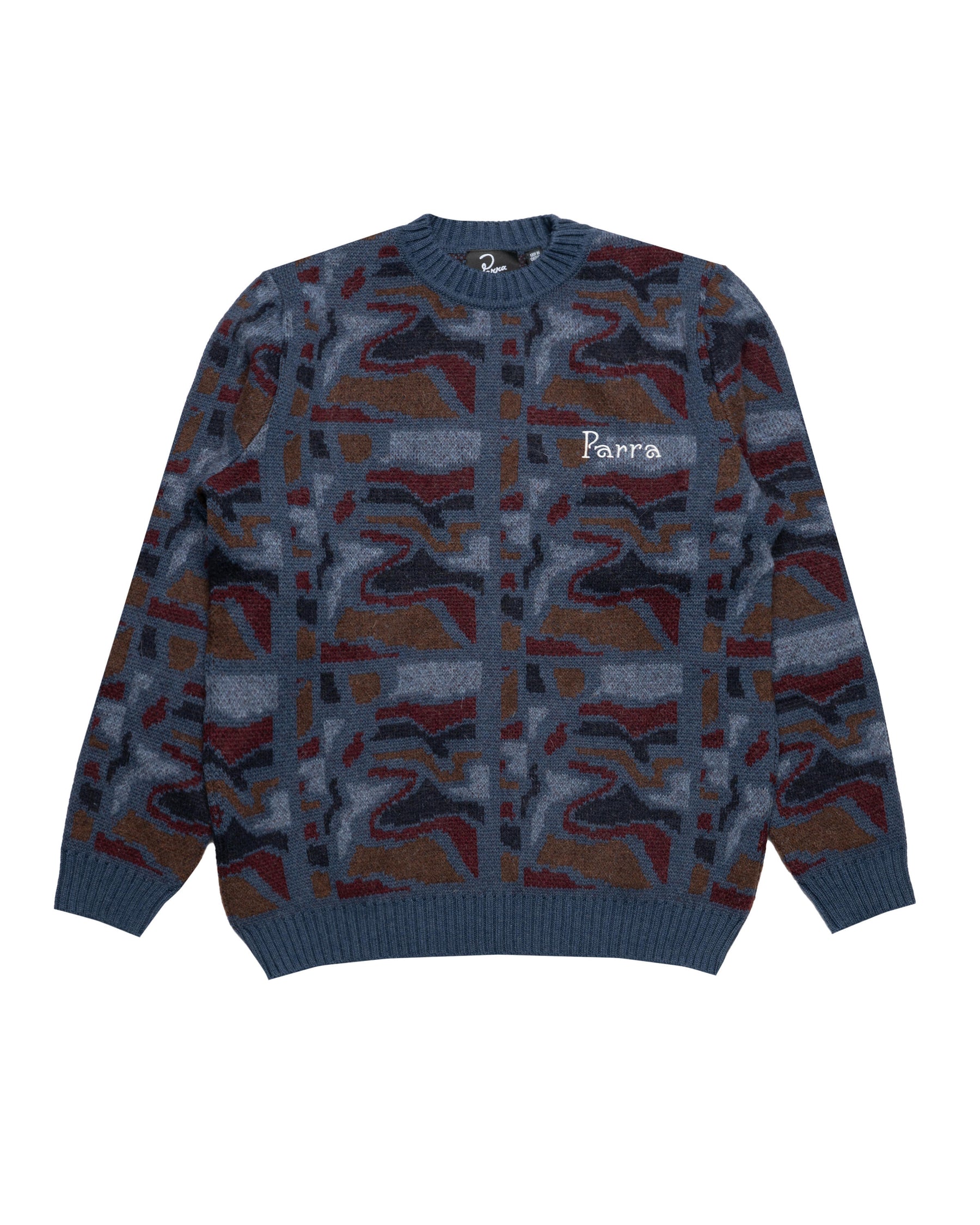 by Parra Repeat ftp booster knitted pullover
