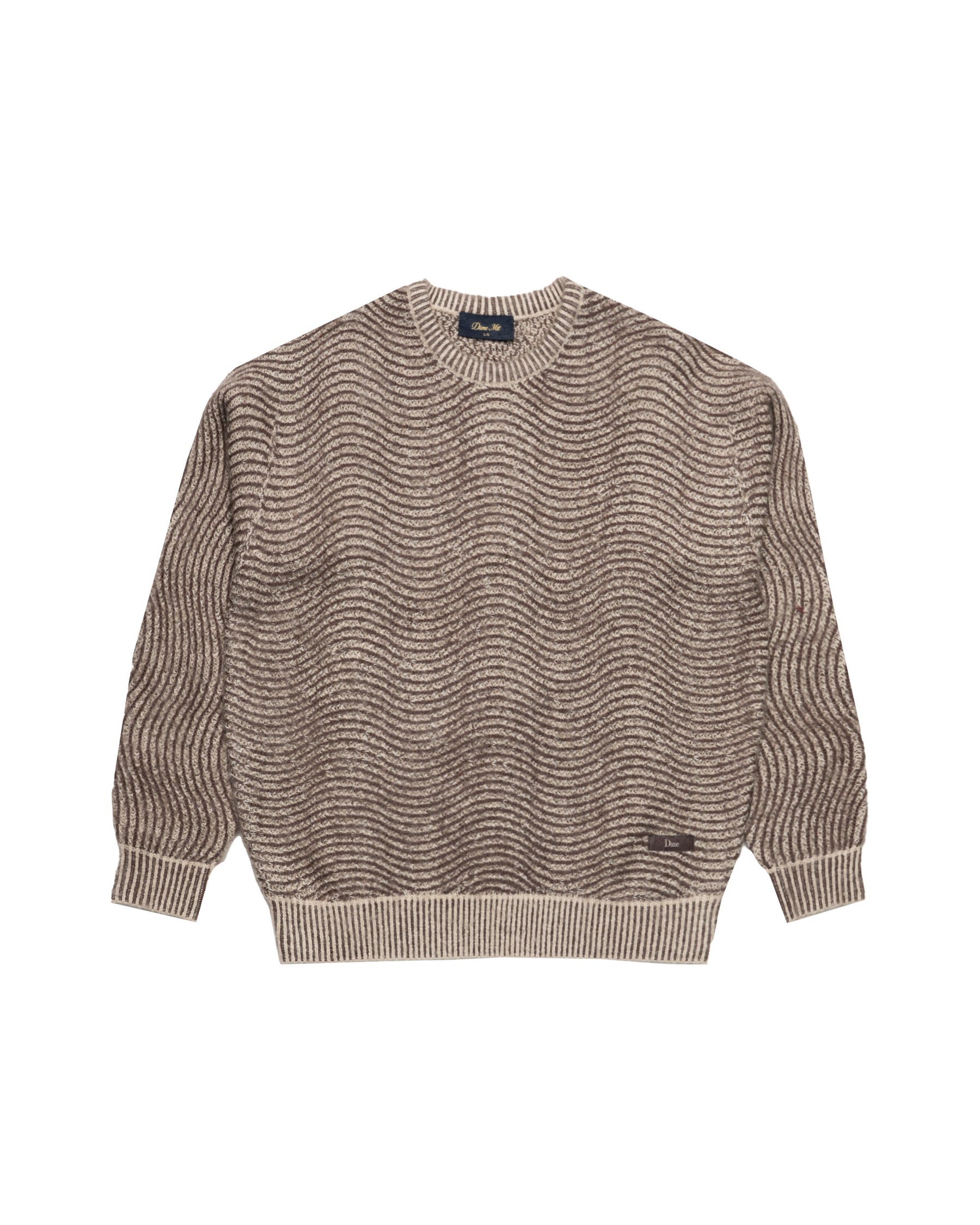 Dime Mohair Wave Knit