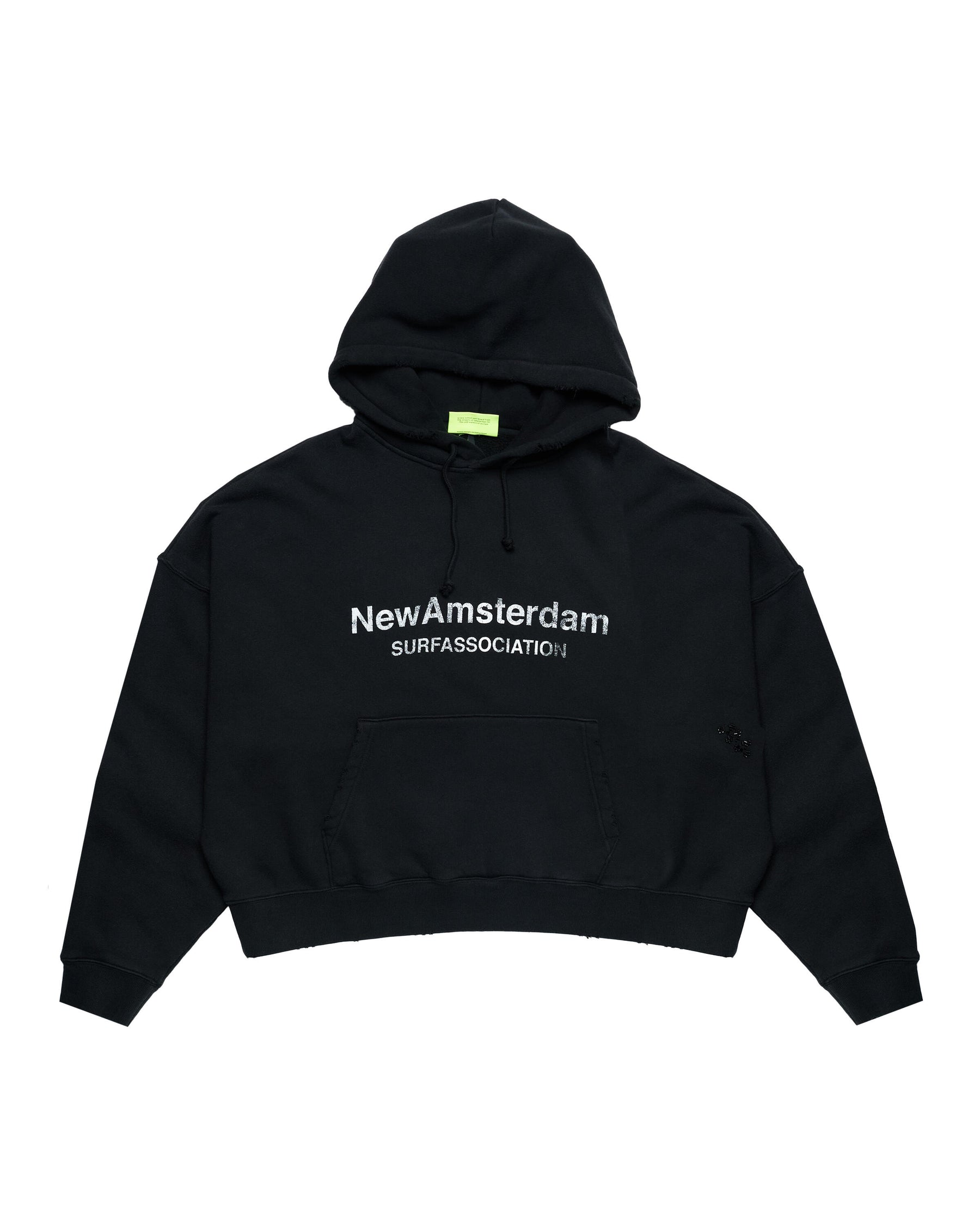 NEW AMSTERDAM SURF ASSOCIATION WORKED LOGO HOODIE