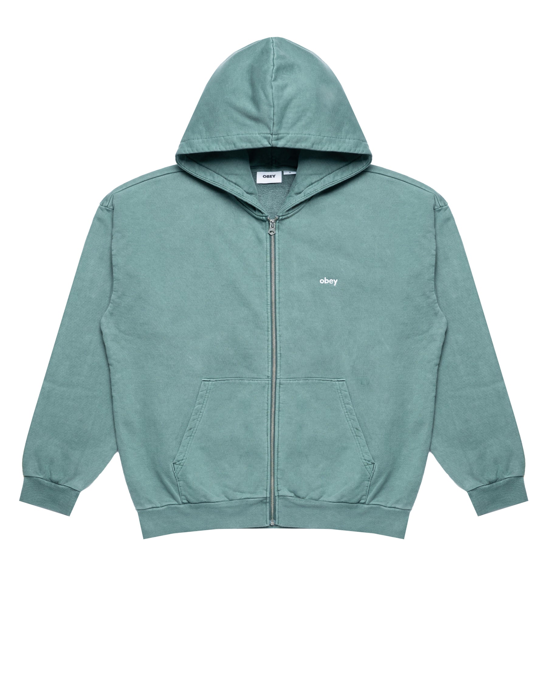 Obey LOWERCASE PIGMENT ZIP HOOD
