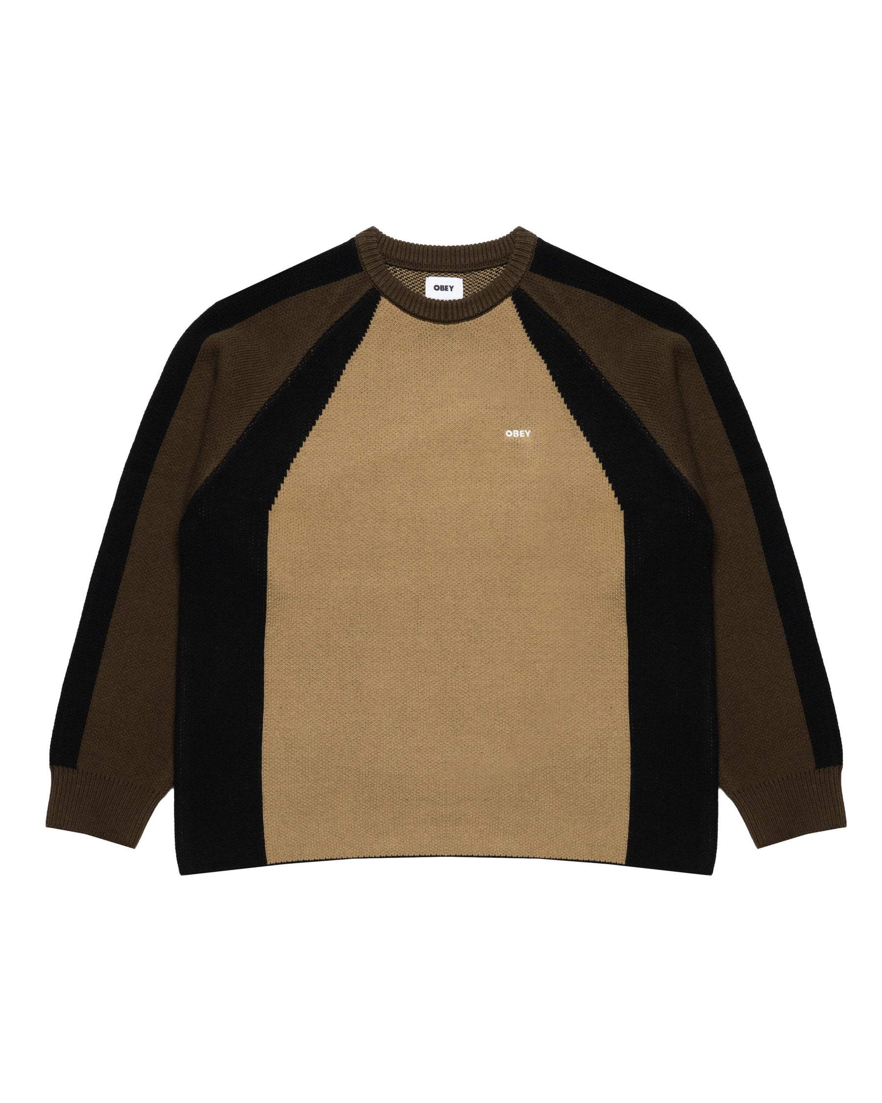 Obey RAGLAN CREW NECK SWEATER