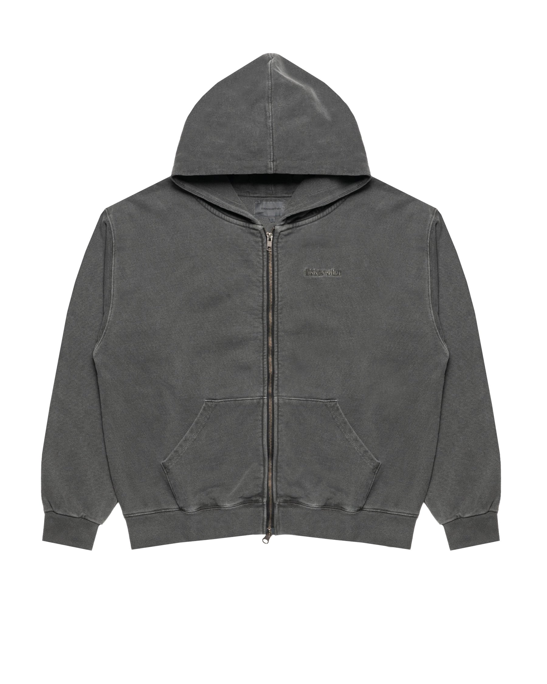 Thisisneverthat Waffle Lined Zip Up Hoodie