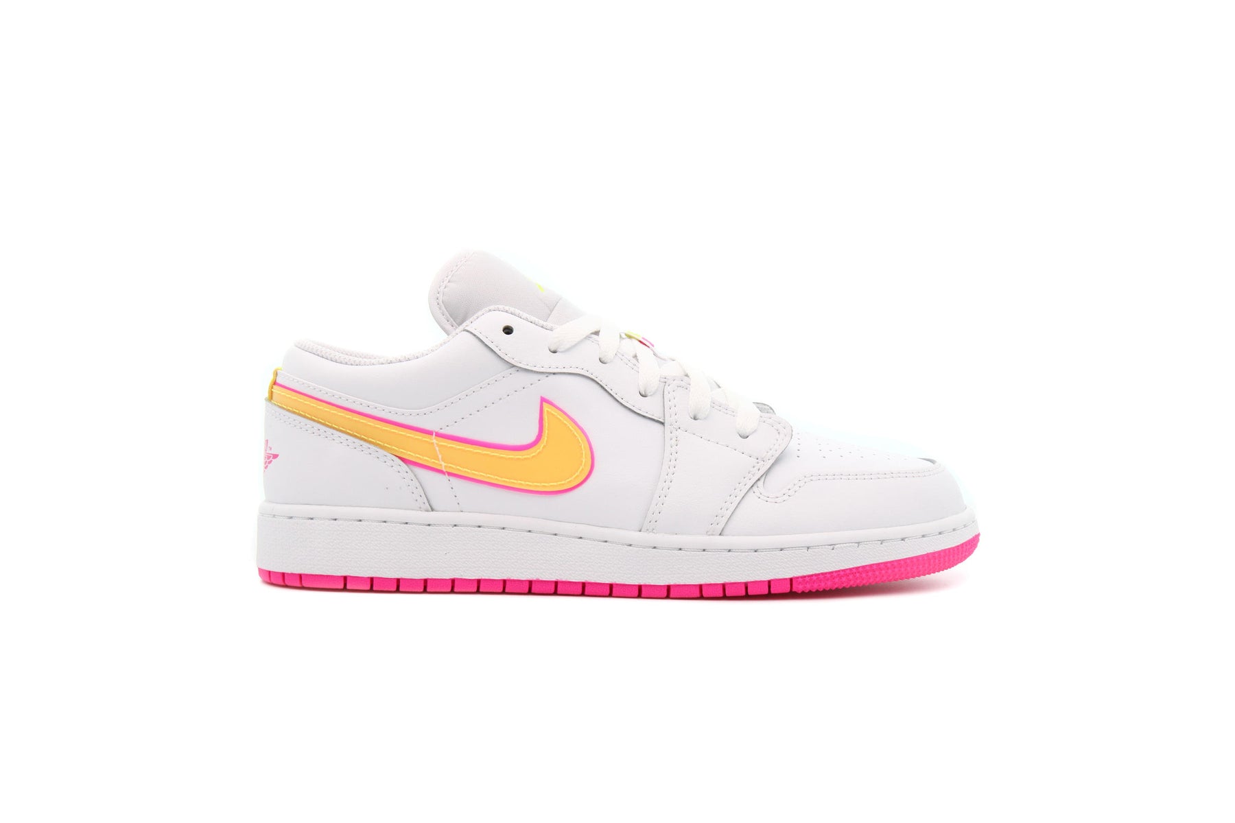 Air Jordan 1 LOW EDGE GLOW GS "WHITE"