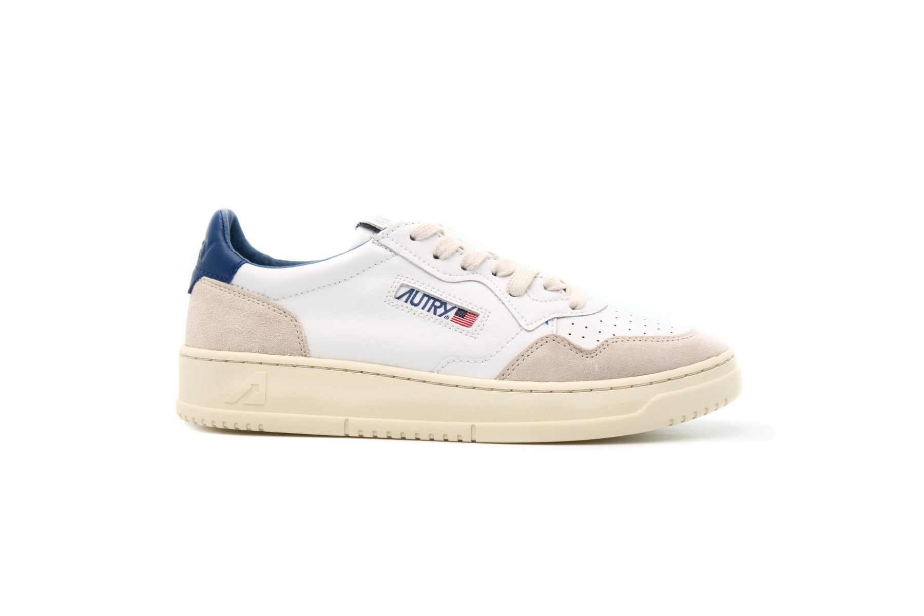 Autry Action Shoes MEDALIST LOW "LEAT BLUE"