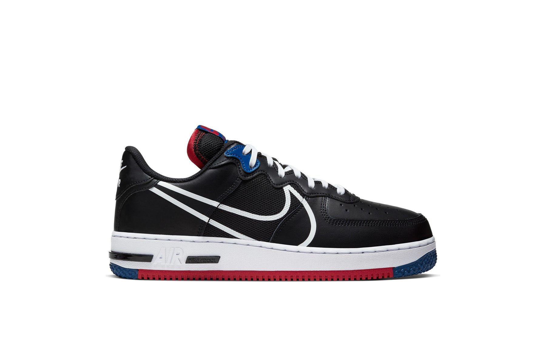 Nike AIR FORCE 1 REACT "BLACK"