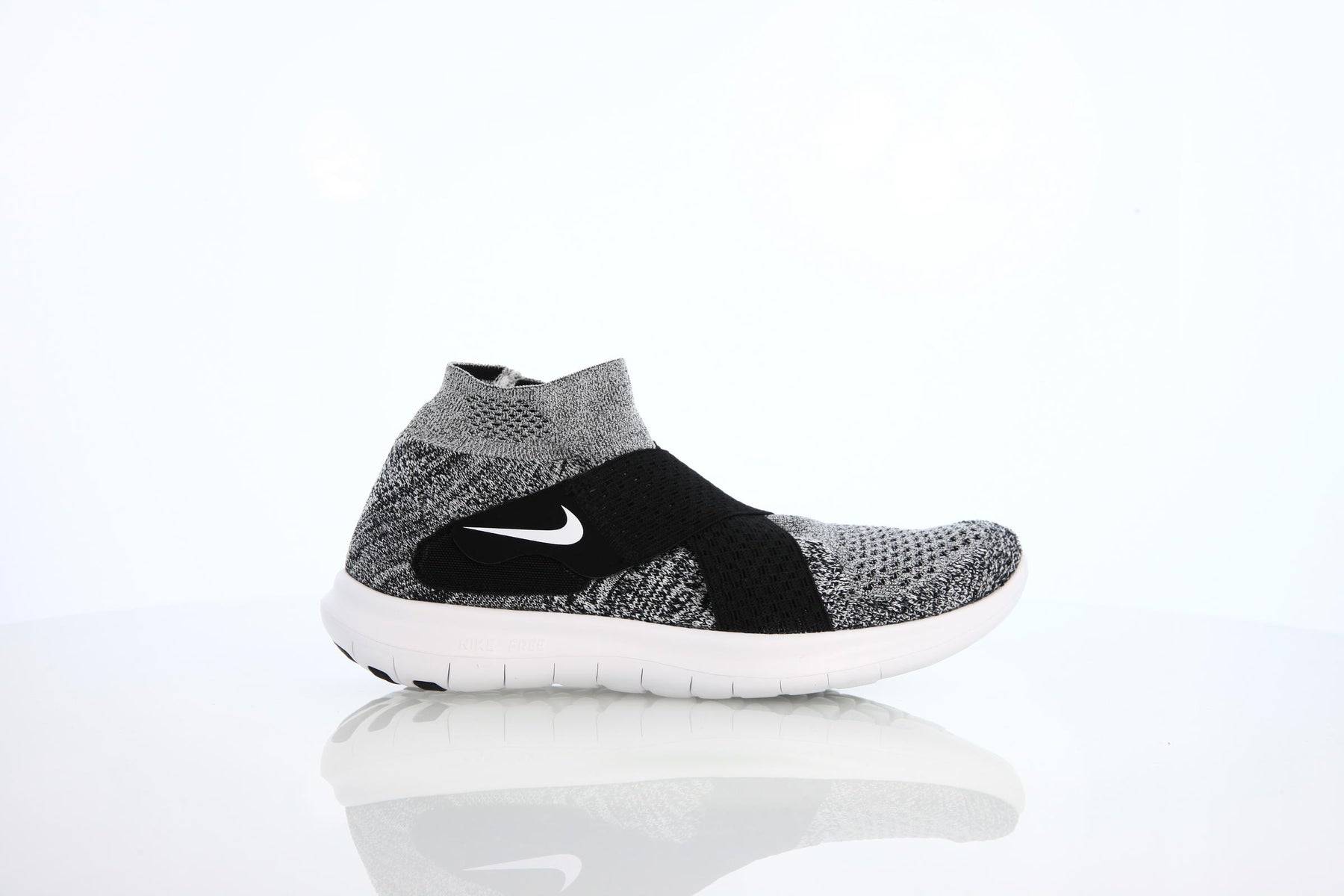 Nike Wmns Free Run Motion Flyknit 2017 "Black"