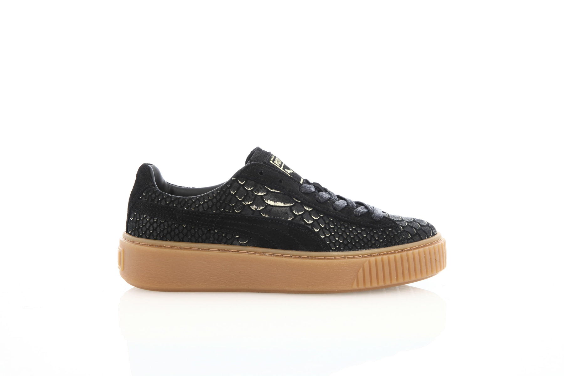 Puma PLATFORM Exotic Skin Wn's "Puma Black"